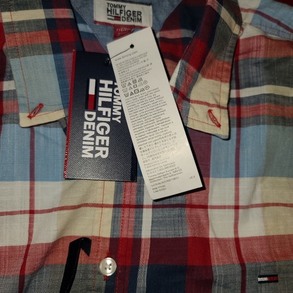 2  Long sleeve Tommy Hilfiger  Is button-up shirts  slim fit xxl - Picture 5 of 5